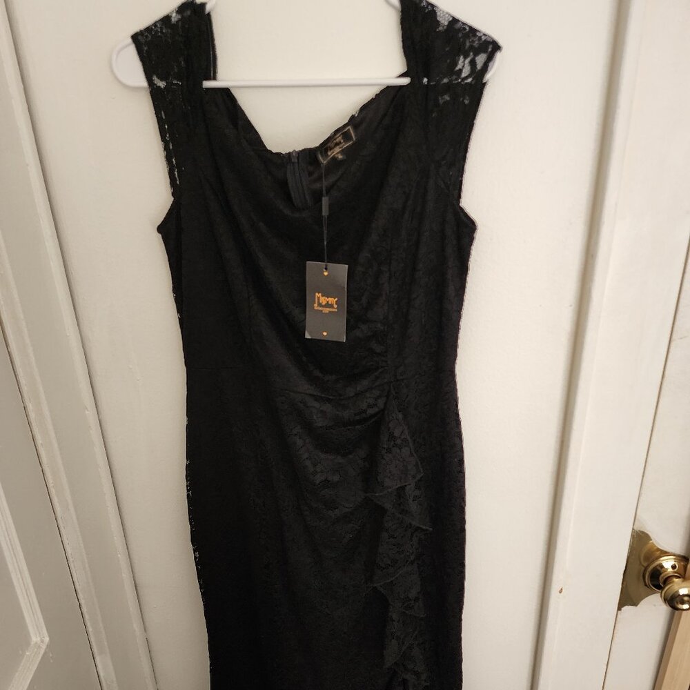 Formal Black Lace Dress